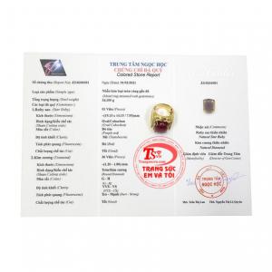 Sản phẩm có giấy kiểm định đá quý uy tín.