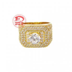 Nhẫn nam vàng tây thành đạt món quà giá trị và ý nghĩa để dành tặng cánh mày râu.