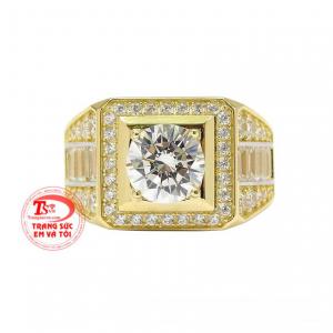 Chiếc nhẫn nam này sẽ là sự lựa chọn tuyệt vời để thể hiện phong cách thời trang giúp các cánh mày râu tạo ấn tượng trong mắt người khác phái.