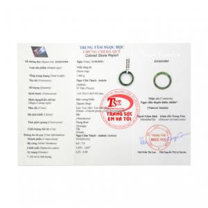 Nhẫn ngón út cẩm thạch đẹp phù hợp mệnh mộc và mệnh hỏa.