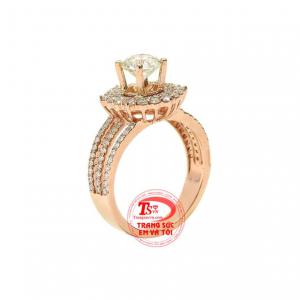 Nhẫn nữ kim cương tỏa sáng mang tới sức hút khó cưỡng với người nhìn.