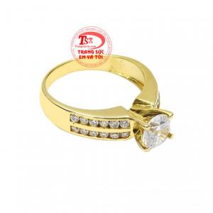  Nhẫn nữ vàng màu diễm lệ thanh toán an toàn.