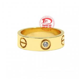 Nhẫn nữ vàng màu thời thượng giao hàng nhanh trên toàn quốc.