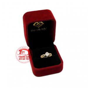 Nhẫn vàng màu thanh tú giao hàng nhanh trên toàn quốc.