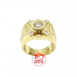 Nhẫn vàng phái mạnh thời thượng bảo hành uy tín.