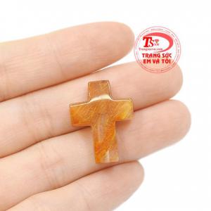 Thánh giá thạch anh tóc món quà ý nghĩa dành tặng người thân, bạn bè.