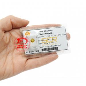  Sản phẩm có giấy kiểm định đá quý từ trung tâm kiểm định uy tín, đảm bảo chất lượng.