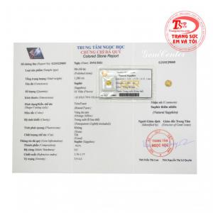 Viên sapphire vàng ép vỉ đại cát giao hàng nhanh trên toàn quốc.