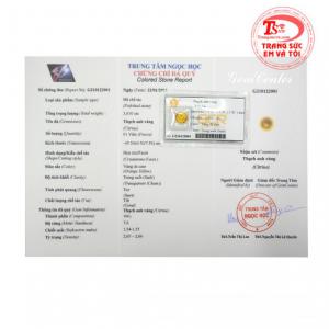 Viên thạch anh vàng tài lộc thanh toán an toàn.