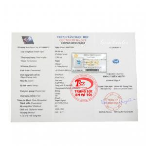 Viên topaz thiên nhiên hạnh phúc có thể bọc vàng hoặc bạc để làm trang sức phong thủy.