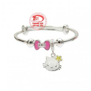 Vòng bạc trẻ em năng động mang đến vẻ hợp thời trang và dễ thương dành cho con yêu của bạn.