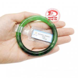 Vòng tay cẩm thạch an khang có giấy kiểm định.