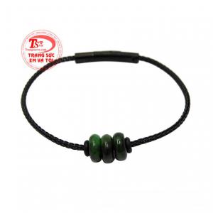 Vòng tay cẩm thạch đại lộc được chế tác độc đáo, tinh tế. 
