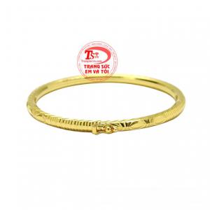 Vòng vàng trẻ em dễ thương bảo hành uy tín.
