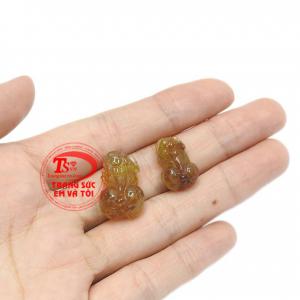 Cặp tỳ hưu thạch anh tóc mệnh kim thích hợp làm quà tặng cho người thân và bạn bè.