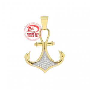 Mặt dây nam mỏ neo thời trang được nhập khẩu từ Hàn Quốc. 