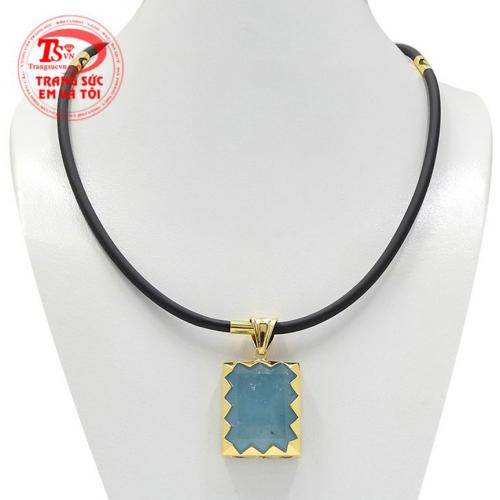 Bộ mặt dây aquamarine chất lượng