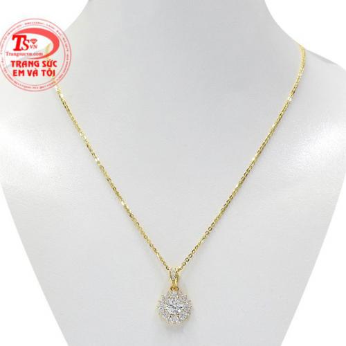 Bộ mặt dây vàng tây ấn tượng