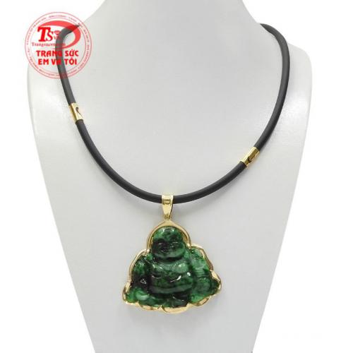 Bộ mặt Di Lặc cẩm thạch đẹp