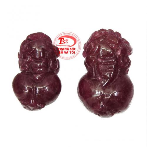 Cặp tỳ hưu ruby phú quý