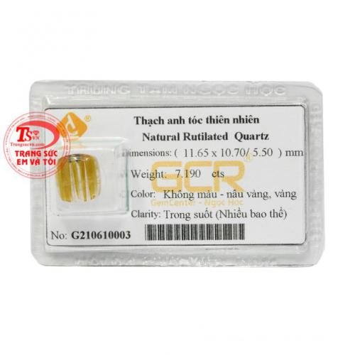 Đá ép vỉ thạch anh tóc bình an