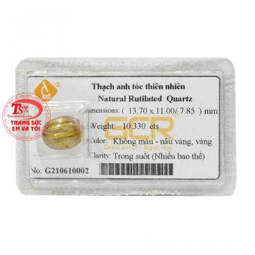 Đá ép vỉ thạch anh tóc đẹp