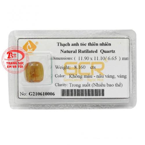 Đá ép vỉ thạch anh tóc thiên nhiên