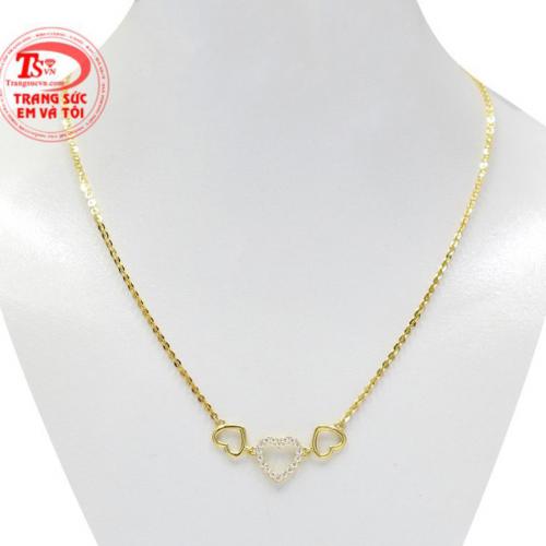 Dây chuyền trái tim yêu thương