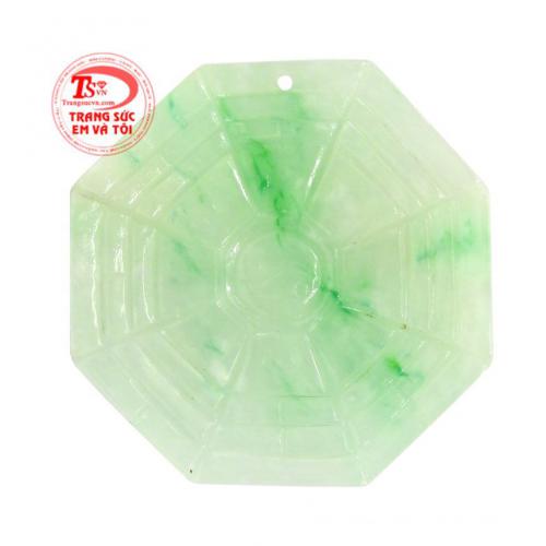 Mặt dây bát quái cẩm thạch
