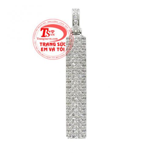 Mặt dây vàng trắng thời thượng