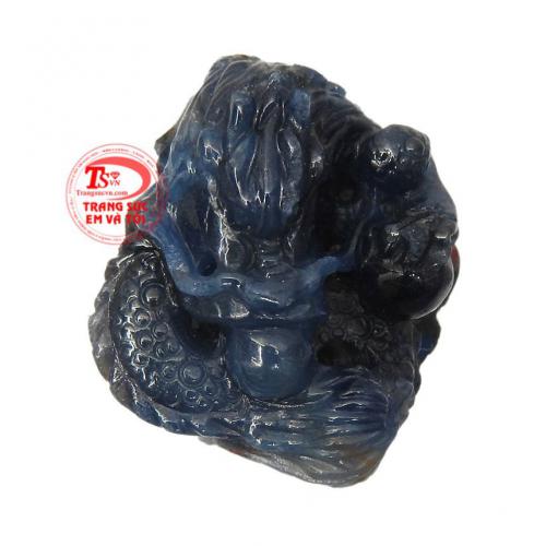 Mặt sapphire rồng thịnh vượng