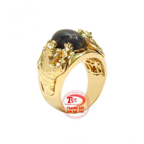 Nhẫn nam opal tuổi dần