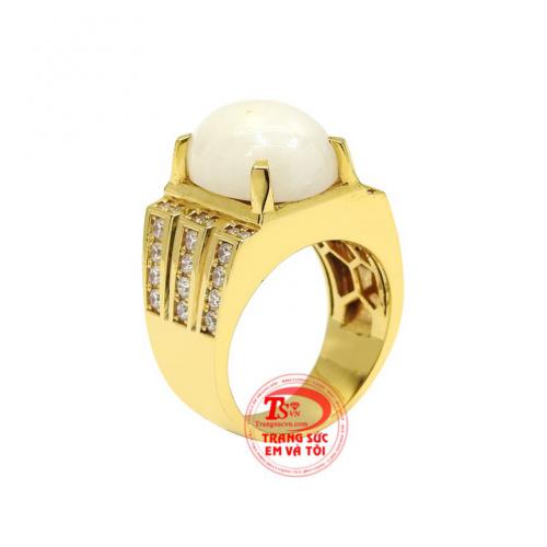 Nhẫn nam saphir thời trang