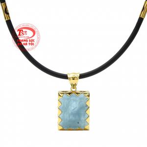 Bộ mặt dây aquamarine chất lượng giao hàng tận nơi.