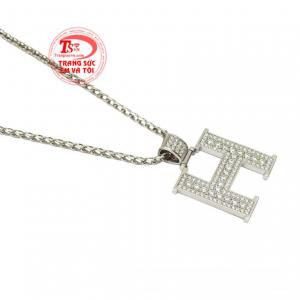 Bộ mặt vàng trắng chữ H món quà tặng sang trọng, đẳng cấp dành cho các quý ông.