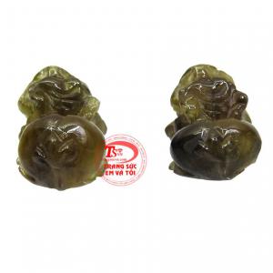 Cặp tỳ hưu sapphire may mắn đảm bảo chất lượng.