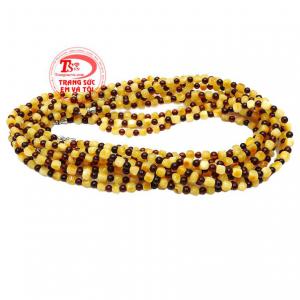 Chuỗi cổ hổ phách an lành thanh toán an toàn.