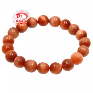 Chuỗi tay mắt hổ cát tường được chế tác đầy tinh tế, sáng bóng.