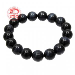 Chuỗi tay thạch anh mắt chim ưng được chế tác sáng bóng, chất lượng. 