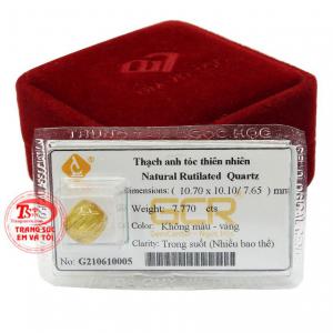 Sở hữu viên thạch anh tóc vàng hỗ trợ chủ nhân luôn kiên định, giữ vững lập trường của mình, giúp người dùng thành công hơn trong công việc.