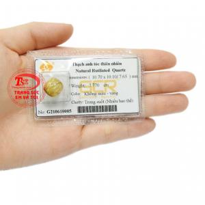 Đặc biệt, thạch anh tóc vàng được coi là biểu tượng của may mắn, giàu sang và phú quý. 