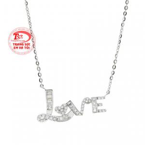 Dây chuyền chữ love dễ thương chất lượng