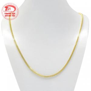 Dây chuyền vàng chất lượng được chế tác bằng công nghệ hiện đại, kiểu dáng cổ điển.