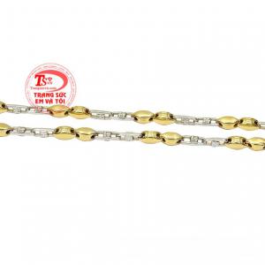 Dây chuyền vàng phong cách lịch lãm nhận đặt chế tác theo yêu cầu.