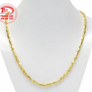 Dây chuyền vàng thời trang nam giới được chế tác tinh xảo từ vàng 10k sáng bóng. 