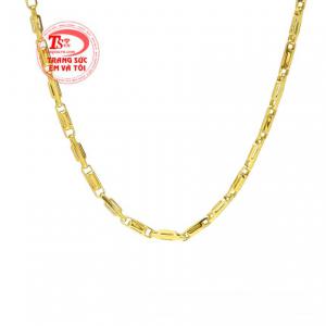 Dây chuyền vàng thời trang nam giới bảo hành chu đáo.