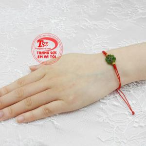 Dây tết nephrite cỏ bốn lá thiên nhiên giao hàng nhanh trên toàn quốc.