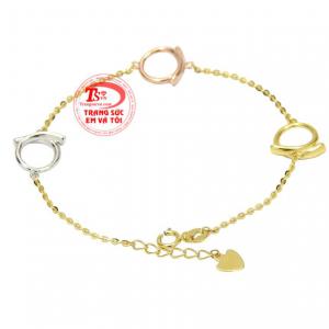 Chiếc lắc tay này sẽ giúp các cô gái vừa giữ được nét nữ tính mà cũng đem lại vẻ cá tính, thời trang. 