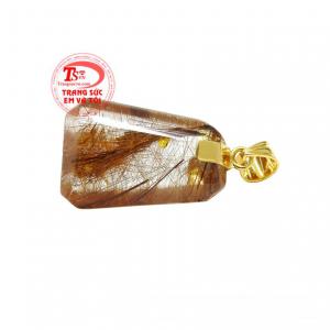 Đá thạch anh tóc mang đến may mắn về tài lộc, thịnh vượng và đem lại nhiều bình an.