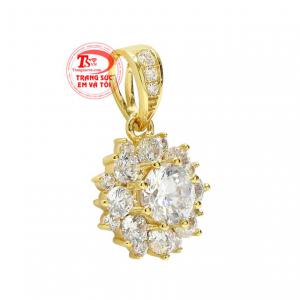 Mặt dây vàng tây ấn tượng thanh toán an toàn